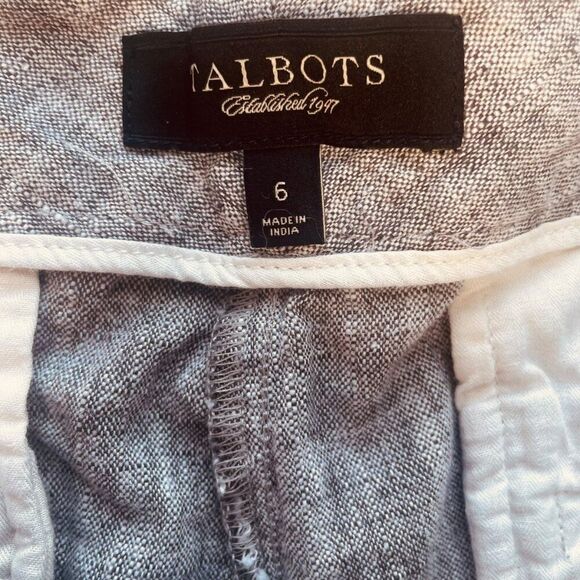 Talbots Linen Blend Shorts - Picture 2 of 12